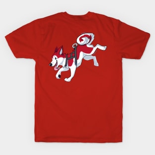 Red Husky Running T-Shirt